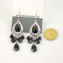 时尚黑色耳环 2014新款韩国女款首饰品批发指南